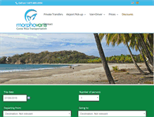 Tablet Screenshot of morphovans.com